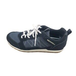Merrell Alpine Sneakers Men's Size 14 Black Suede/Fabric Athletic Hiking Shoes